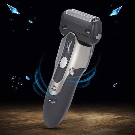 Kemei KM 7100 Rechargeable Electric Shaver 3 Blade Floating