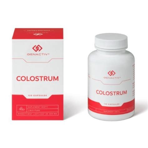 COLOSTRUM GENACTIV 120 kapsułek Leki Schorzenia Allecco pl