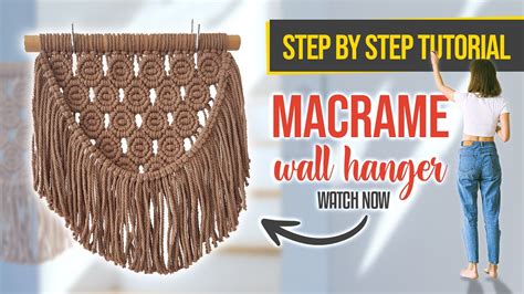 MACRAME Wall Hanging NEW Project Makramee Wandbehang Colgante De