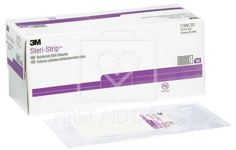 Steri Strip Skin Closures 3 Mm X 7 6 Cm 50 Box First Aid Direct