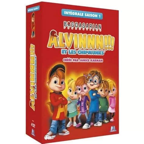 COFFRET DE 4 dvd alvin et les chipmunks intégrale saison 1 EUR 24 00