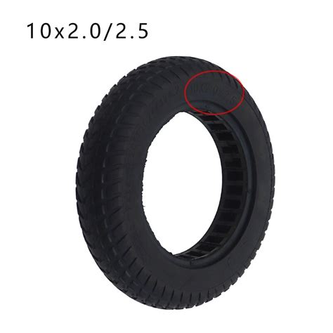 Solid Tyre 10x202125225250 Non Pneumatic Hollow Solid Tyre For 10 Inch Electric Scooter