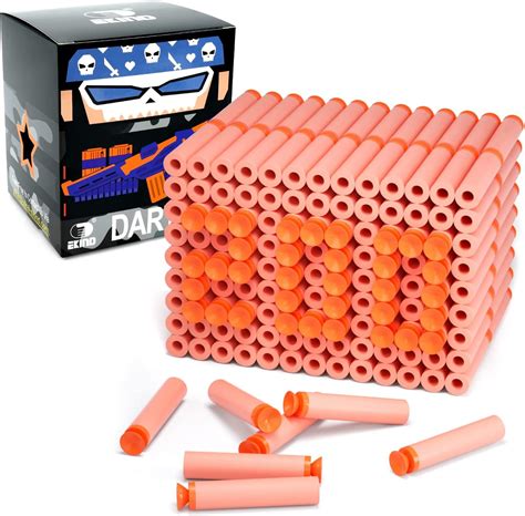 Ekind 200 Pcs Suction Darts Refill Pack Foam Bullet Compatible For Nerf