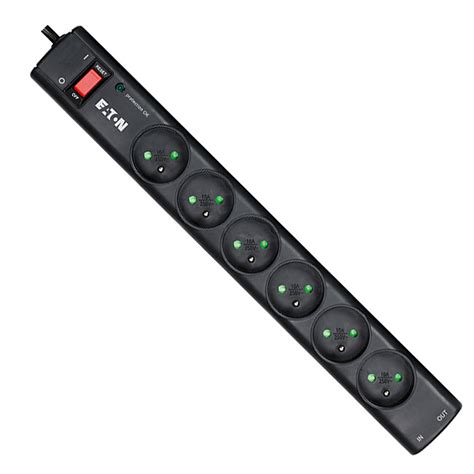 Eaton Protection Strip 6 Tel EN Surge Protector LDLC 3 Year Warranty