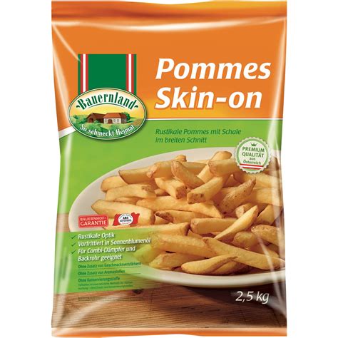 Transgourmet Sterreich Bauernland Pommes Skin On Tiefgek Hlt Kg