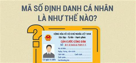 Mã định danh cá nhân là gì Cách tra cứu mã định danh cá nhân mới nhất