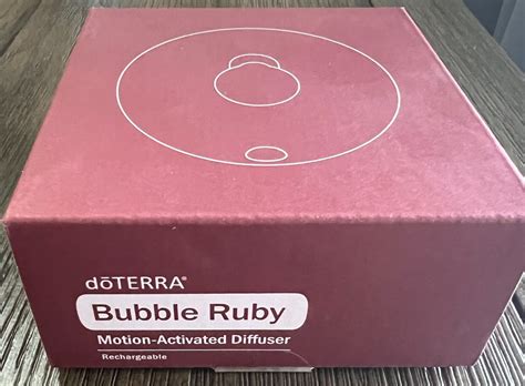 DoTERRA Bubble Motion Activated Diffuser RUBY Rechargeable NEW SEALED