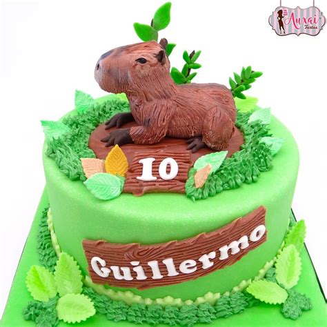 Tarta Infantil Personalizada Capibara Auxai Tartas