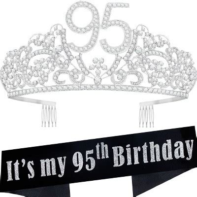 Verymerrymakering Th Birthday Sash And Tiara For Women Silver Target