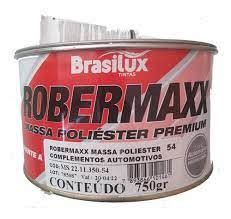 Massa Poliéster Premium Automotiva Robermaxx Brasilux 750g c