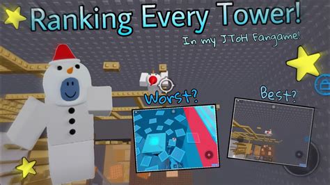 I Ranked EVERY Tower In My JToH Fangame Which Is The Best