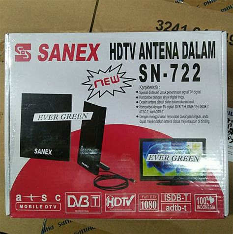 Jual Antena Tv Digital Indoor Antene Dalam Assy Kabel 5 Meter