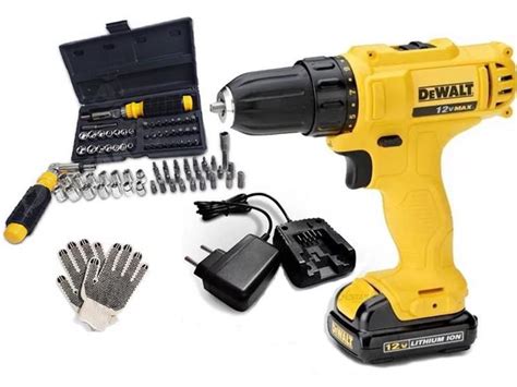 Parafusadeira Furadeira Bateria V Dcd Lc Dewalt Bivolt Marca