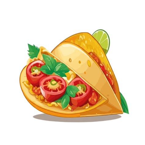 Premium Vector Taco Illustration Vector