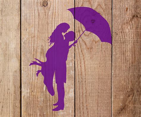 Couple Under Umbrella Stencil Art And Wall Stencil Stencil Giant