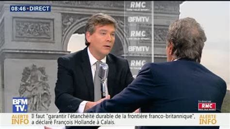 Arnaud Montebourg Face Jean Jacques Bourdin En Direct