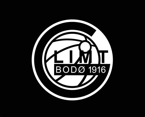 Bodo And Glimt Club Logo Symbol White Norway League Football Abstract