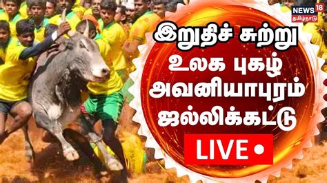 🔴live உலக புகழ் அவனியாபுரம் ஜல்லிக்கட்டு இறுதிச் சுற்று நேரலை