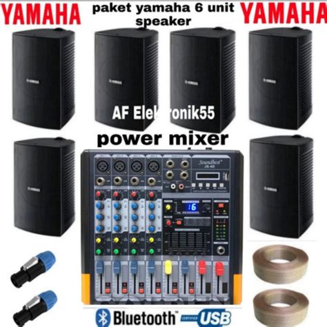 Jual Paket Sound Yamaha Cafe Atau Restoran Dll Unit Speaker Power