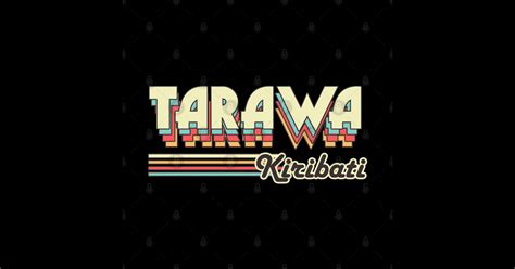 Tarawa Kiribati city visit - Tarawa - Sticker | TeePublic