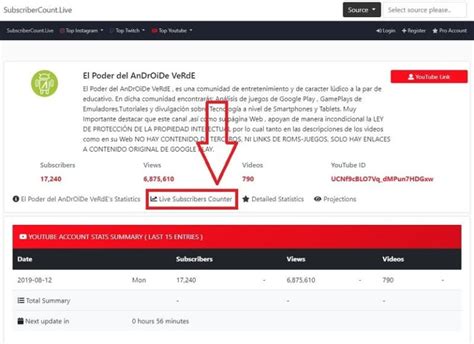Como VER Suscriptores De YouTube En TIEMPO REAL 2025