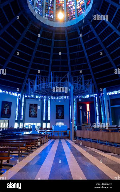 Interior Of Liverpool Metropolitan Cathedral Designed By Architect