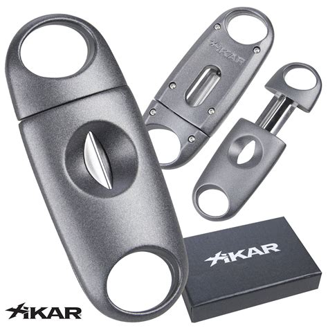 Xikar VX Metal V Cut Gunmetal Cigar Page