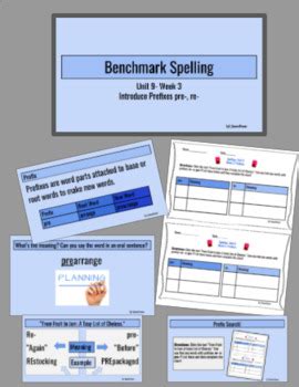 Benchmark Advanced Spelling Grade Unit Supplemental Material By