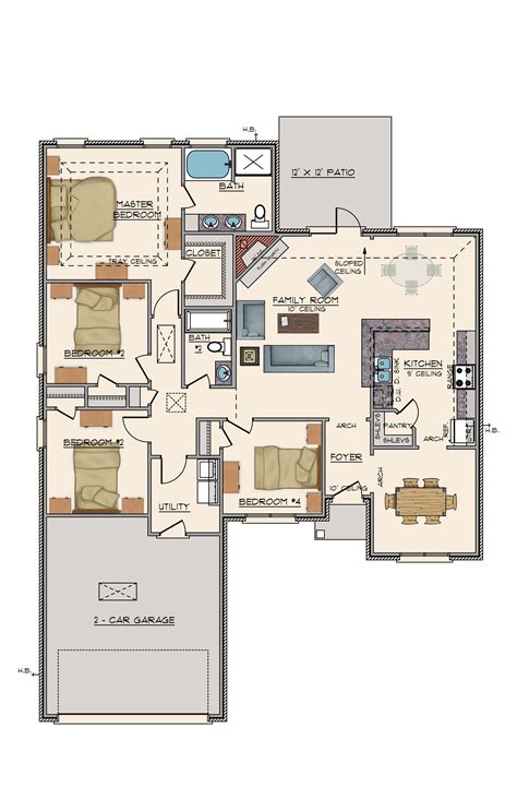 Savannah Floor Plan - floorplans.click