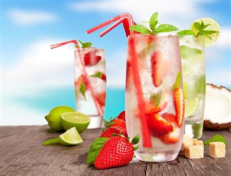 Cocktail Drinks Cocktail Strawberry Glass Fruits Drinks Lime Hd Wallpaper Pxfuel