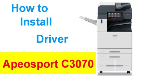 Install Printer FUJI XEROX ApeosPort C3070 YouTube