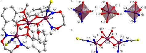 Representation Of The X Ray Crystal Structure Of The Co II Complex