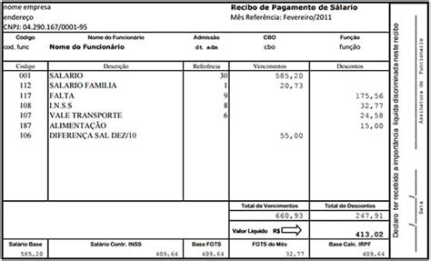 Modelo de Contracheque Editável download BaixeSoft