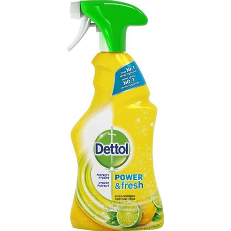 Dettol Multi Purpose Power And Fresh Cleaner Spray Lemon And Lime 500 Ml