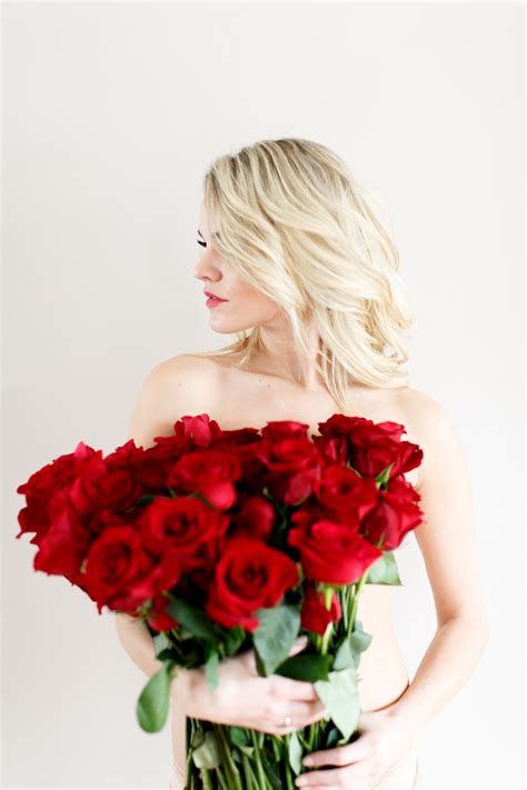 Bachelor Winner Nikki Ferrells Boudoir Session Valentines Boudoir Budoir Photography Flower