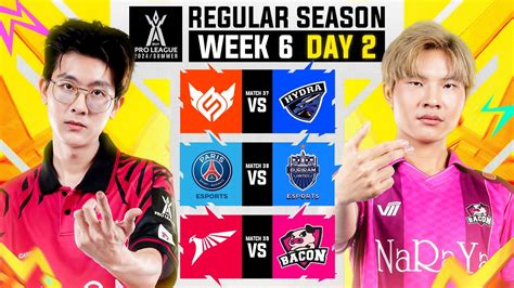 การแข่งขัน Rov Pro League 2024 Summer Regular Season Week 6 Day 2