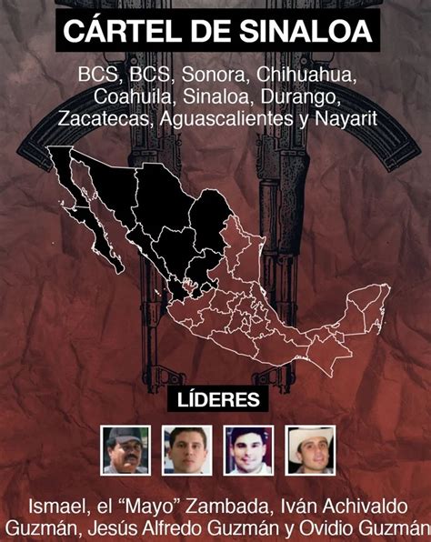 Estos Son Los Cárteles Más Poderosos De México Primera Edición Col