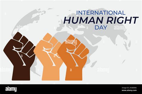 International Human Rights Day An Illustration Of Global Equality And