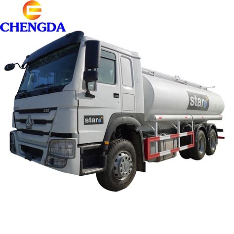 Sinotruk X Hp Cbm Cbm Wheeler Howo Fuel Oil Tanker Truck