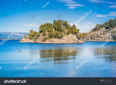 Alumine Lake Villa Pehuenia Neuquen Argentina Stock Photo