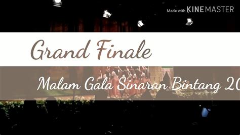 Sinaranbintangssempk Grand Finale Malam Gala Sinaran Bintang