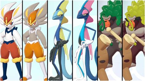 Full Final Starter Evolutions Team Pokemon Sword And Shield Youtube