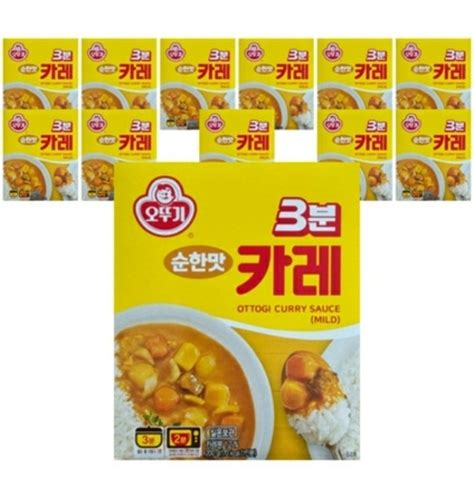 오뚜기 3분 카레 순한맛 200g 12개 티몬