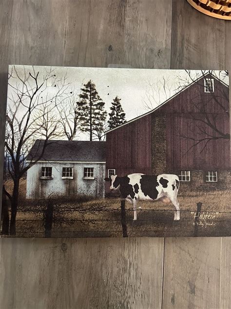 3 Holstein By Billy Jacobs Canvas Prints Cow Fieldhouse And Grandma