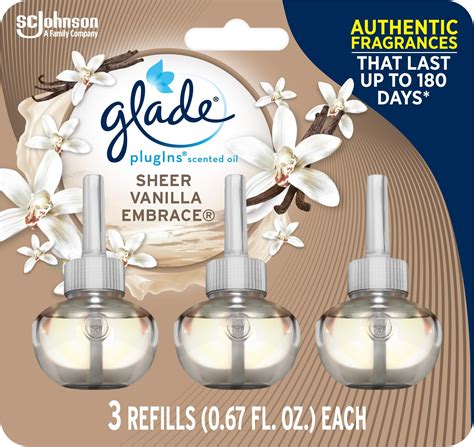 Glade Plugins Refills Air Freshener Scented And Essential Oils For Home And