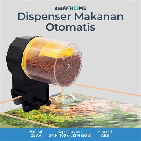 Jual Dispenser Makanan Ikan Otomatis Aquarium Automatic Fish Food