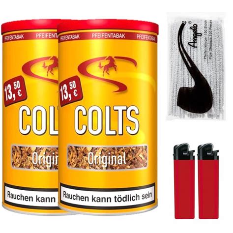 Colts Original 2 X 170g Pfeifentabak Feuerzeuge Uvm