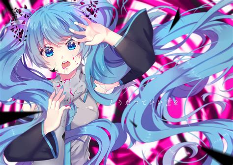 Wallpaper Illustration Anime Girls Vocaloid Hatsune Miku Mangaka