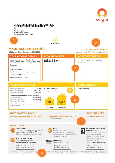 How To Read Your Electricity Gas Bill Explained 2023