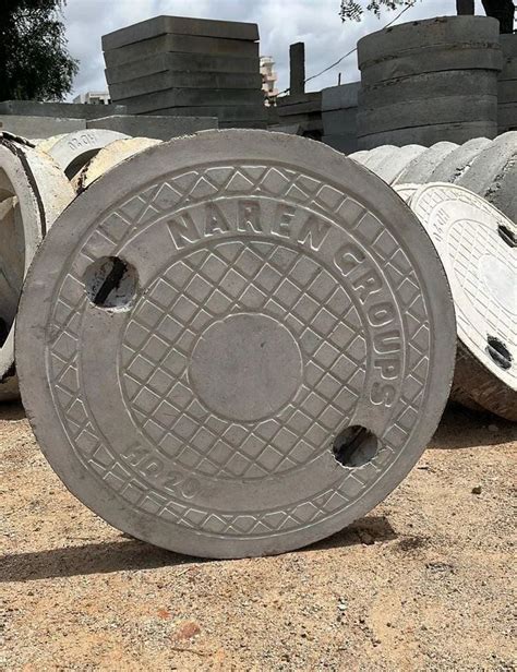 Steel Fiber Reinforced Concrete Sfrc Manhole Cover With Frame Shape